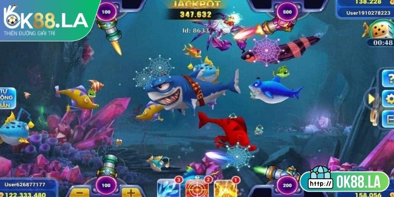 Fishing God OK88 – Bắn Cá Vũ Trụ Đổi Thưởng Hấp Dẫn 1 Khởi đầu trải nghiệm hấp dẫn cùng Fishing God OK88