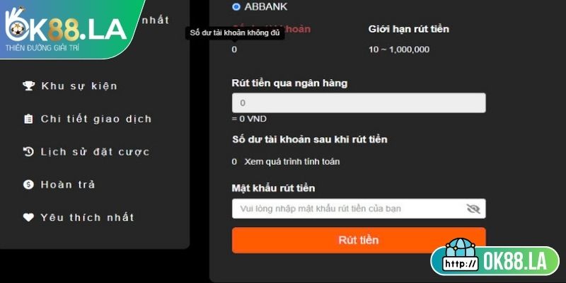 Những hình thức nạp rút tiền OK88 thuận tiện nhất