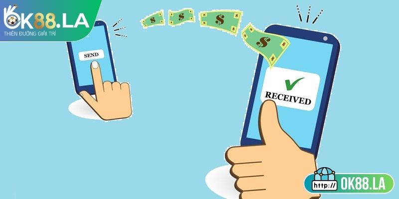 Chỉ dẫn từng bước thực hiện giao dịch nạp rút